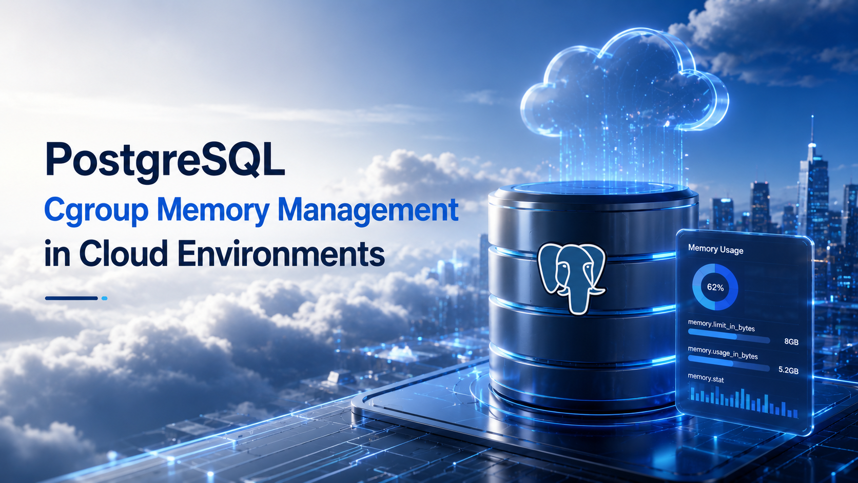 PostgreSQL Cgroup Memory Management in Cloud Environments